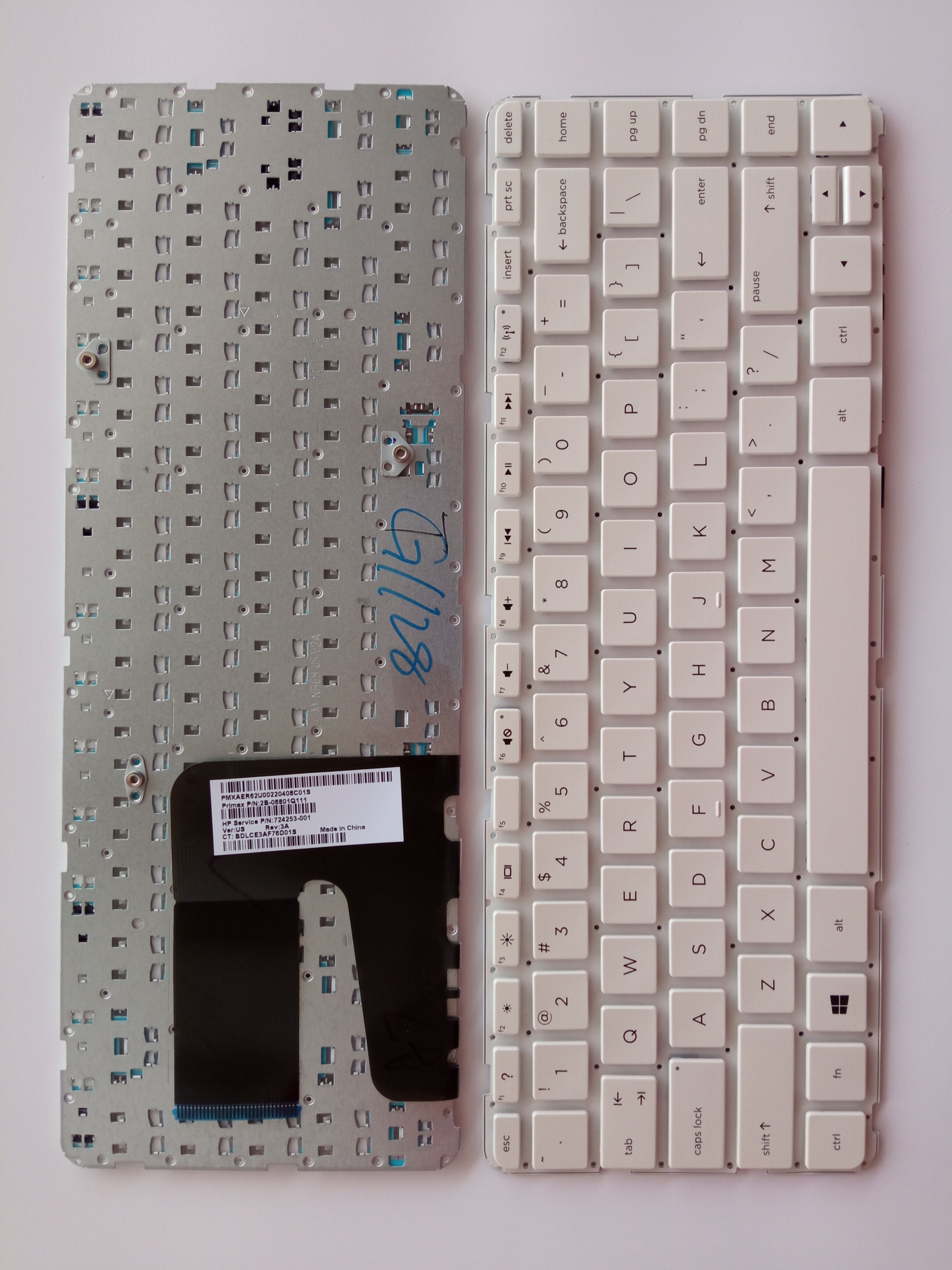 Picture of New Replacement Laptop Keyboard For HP 14-E WHITE US Layout